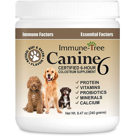 Canine6 Natural Beef and Bacon Flavored Colostrum 8.74oz