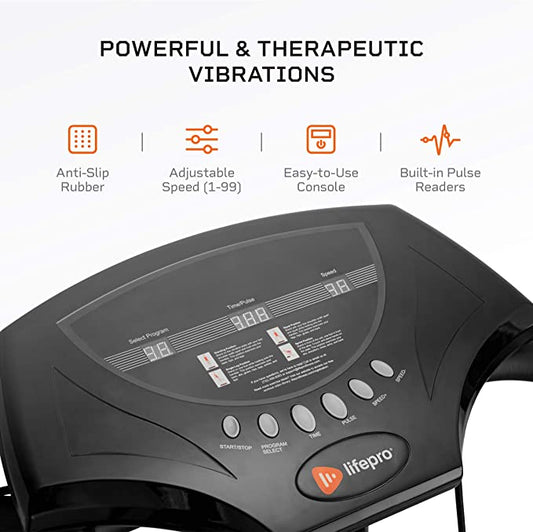 Lifepro Vibration Plate Exercise Machine with Handles