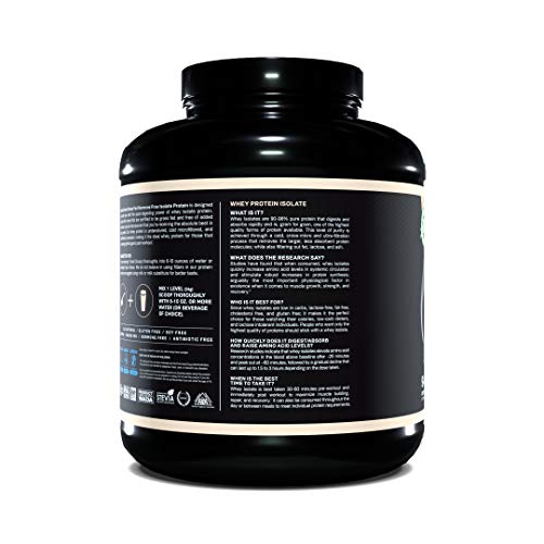 Muscle Feast Grass Fed Whey Protein Isolate (Vanilla, 5lb)