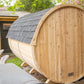 LeisureCraft™ 79" Black Asphalt Shingle Roof Upgrade for Barrel Saunas