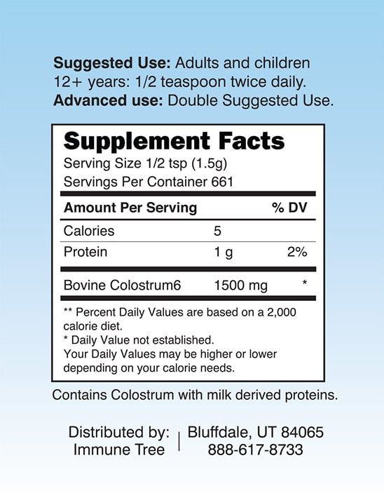 Colostrum Kilo Powder