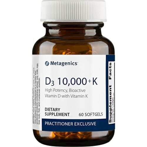Metagenics Vitamin D3 10,000 IU with Vitamin K2