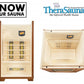 TheraSauna® 2-Person Plus Home Sauna w/ Bench (TS5753)