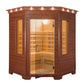 TheraSauna® 3-Person Corner Home Sauna w/ Benches (TS6439)