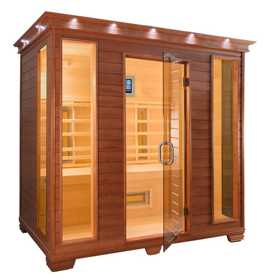 TheraSauna® 4-Person Home Sauna w/ Bench (TS8454)