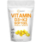 Micro Ingredients Vitamin D3 5000IU Plus K2 300 Count