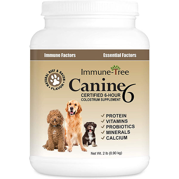 Canine6 Natural Beef and Bacon Flavored Colostrum 2lb