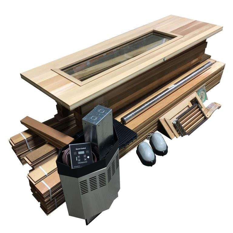 HOMECRAFT™ 4' x 7' DIY Wood Home Sauna Kit