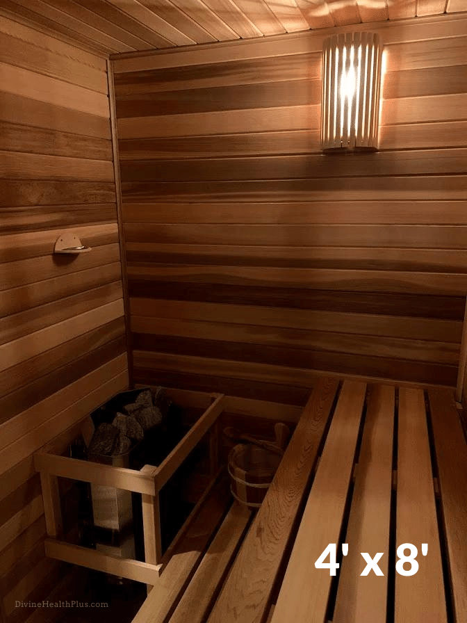 HOMECRAFT™ 4' x 8' DIY Wood Home Sauna Kit