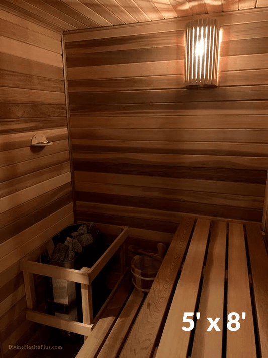 HOMECRAFT™ 5' x 8' DIY Wood Home Sauna Kit