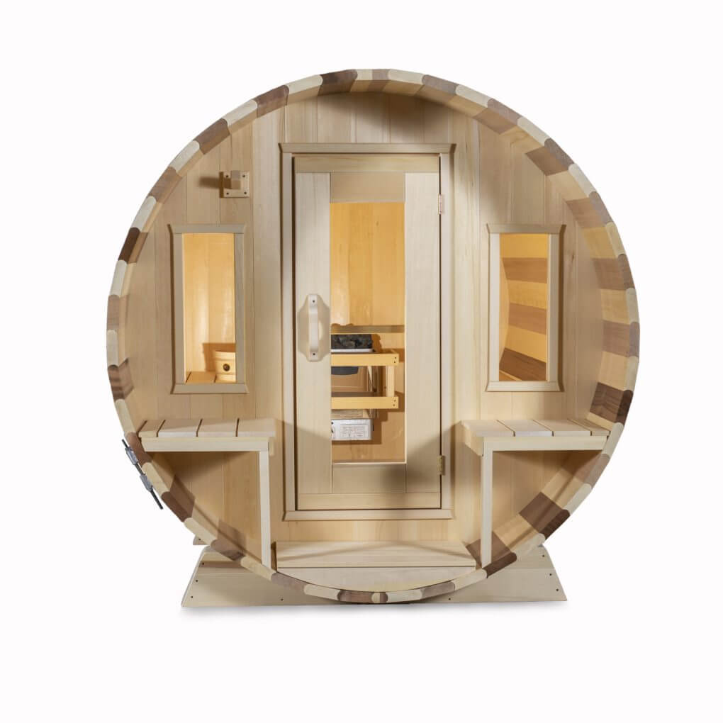 Tranquility CTC2345 Outdoor Dundalk Sauna Kit by LeisureCraft™