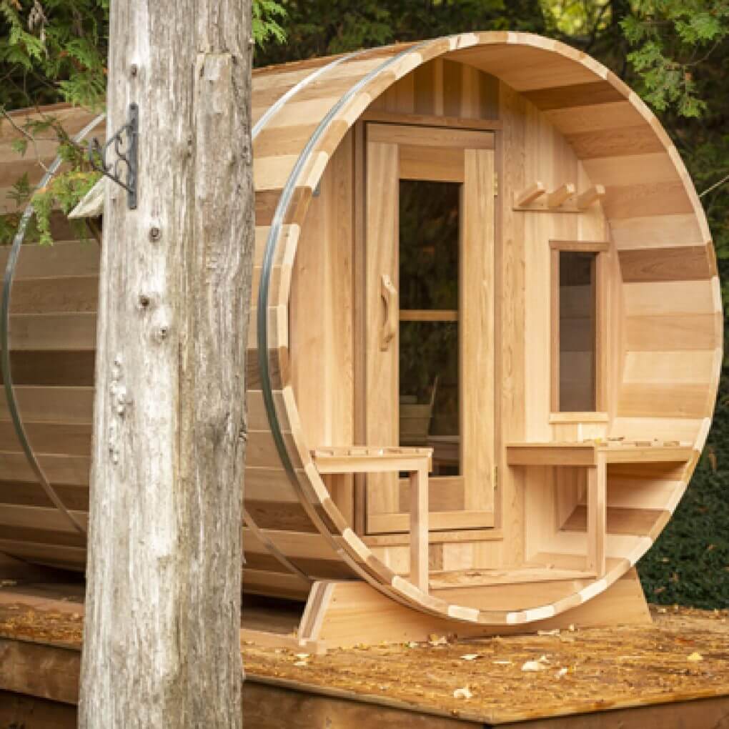 Tranquility CTC2345 Outdoor Dundalk Sauna Kit by LeisureCraft™