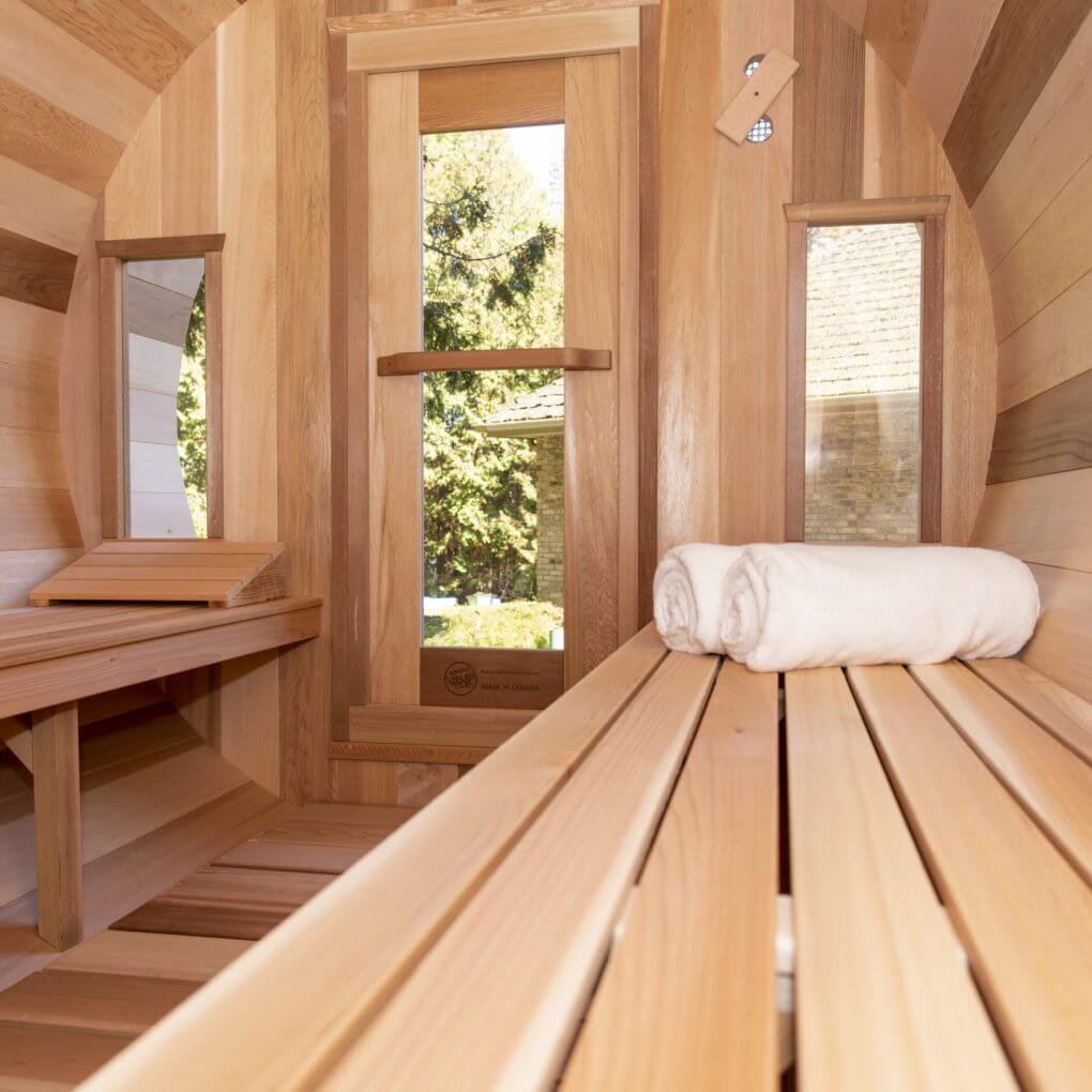 Tranquility CTC2345 Outdoor Dundalk Sauna Kit by LeisureCraft™