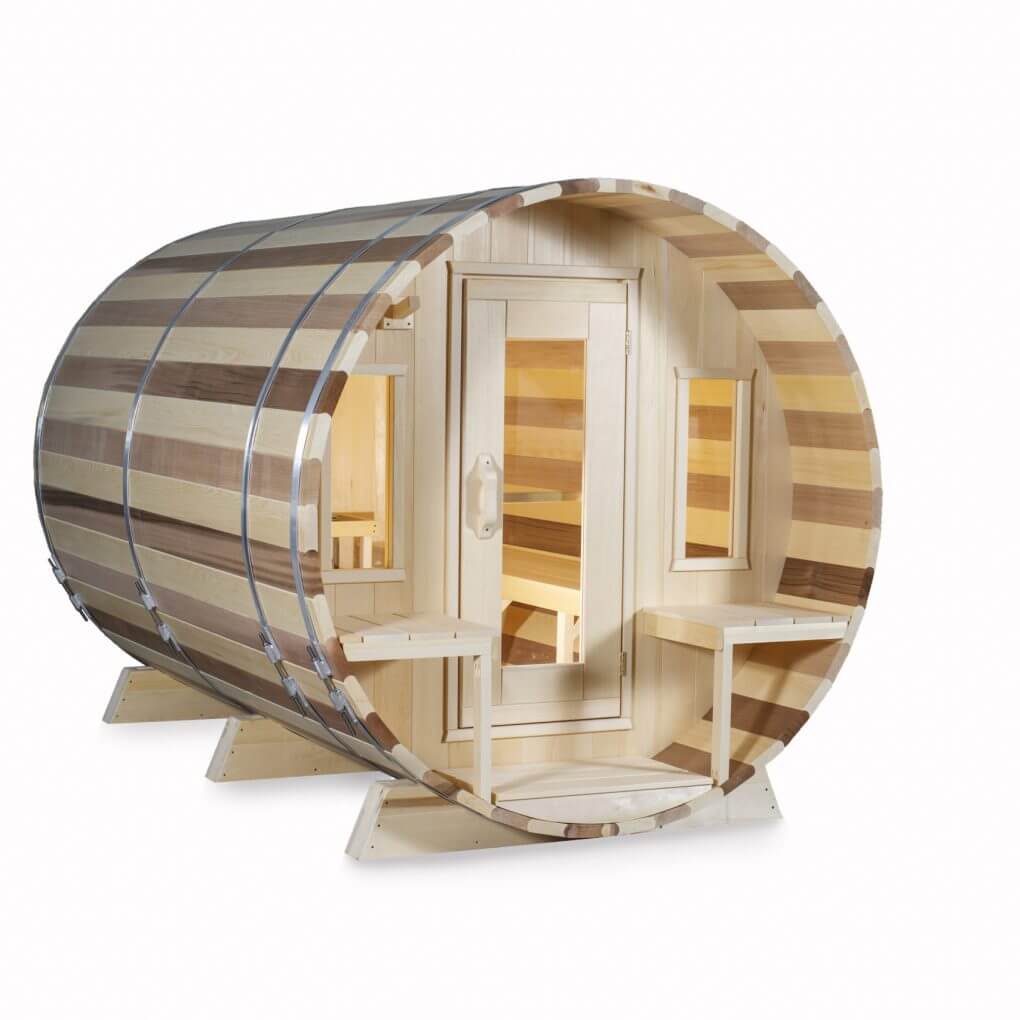 Tranquility CTC2345 Outdoor Dundalk Sauna Kit by LeisureCraft™